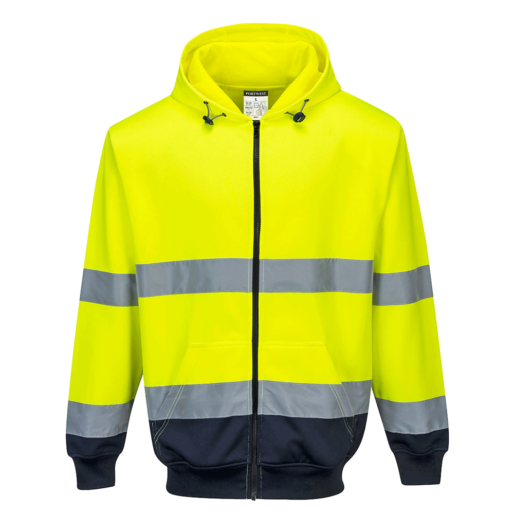 Portwest-B317-Hi-Vis-Two-Tone-Full-Zip-Work-Hoodie-Various-Colours-Workwear-Nation-Ltd-644 - Bobobiy