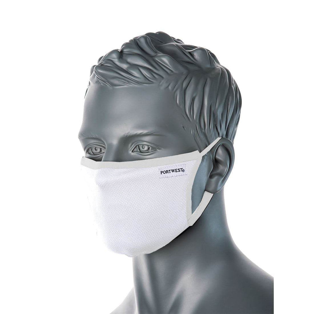 Portwest-CV33-3-Ply-Anti-Microbial-Fabric-Face-Mask-Various-Colours-Workwear-Nation-Ltd-3070 - Bobobiy