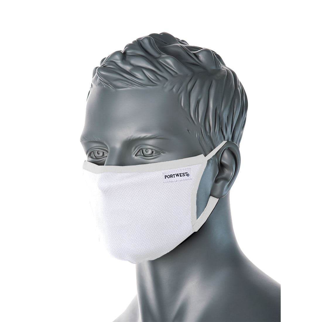 Portwest-CV33-3-Ply-Anti-Microbial-Fabric-Face-Mask-Various-Colours-Workwear-Nation-Ltd-3070 - Bobobiy