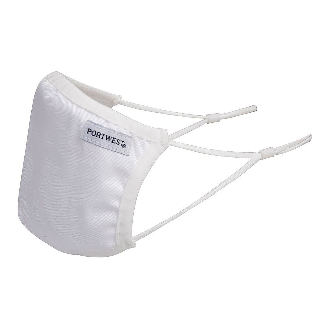 Portwest-CV33-3-Ply-Anti-Microbial-Fabric-Face-Mask-Various-Colours-Workwear-Nation-Ltd-3197 - Bobobiy