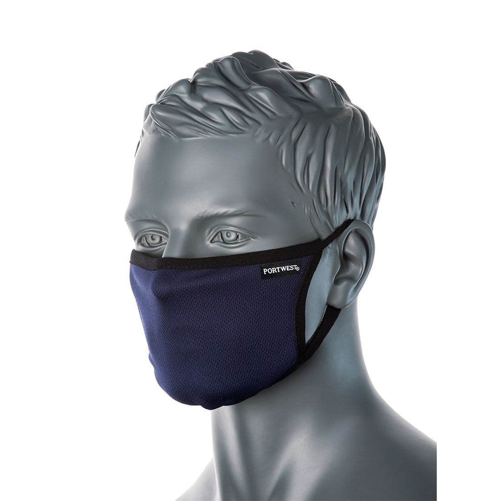 Portwest-CV33-3-Ply-Anti-Microbial-Fabric-Face-Mask-Various-Colours-Workwear-Nation-Ltd-5078 - Bobobiy