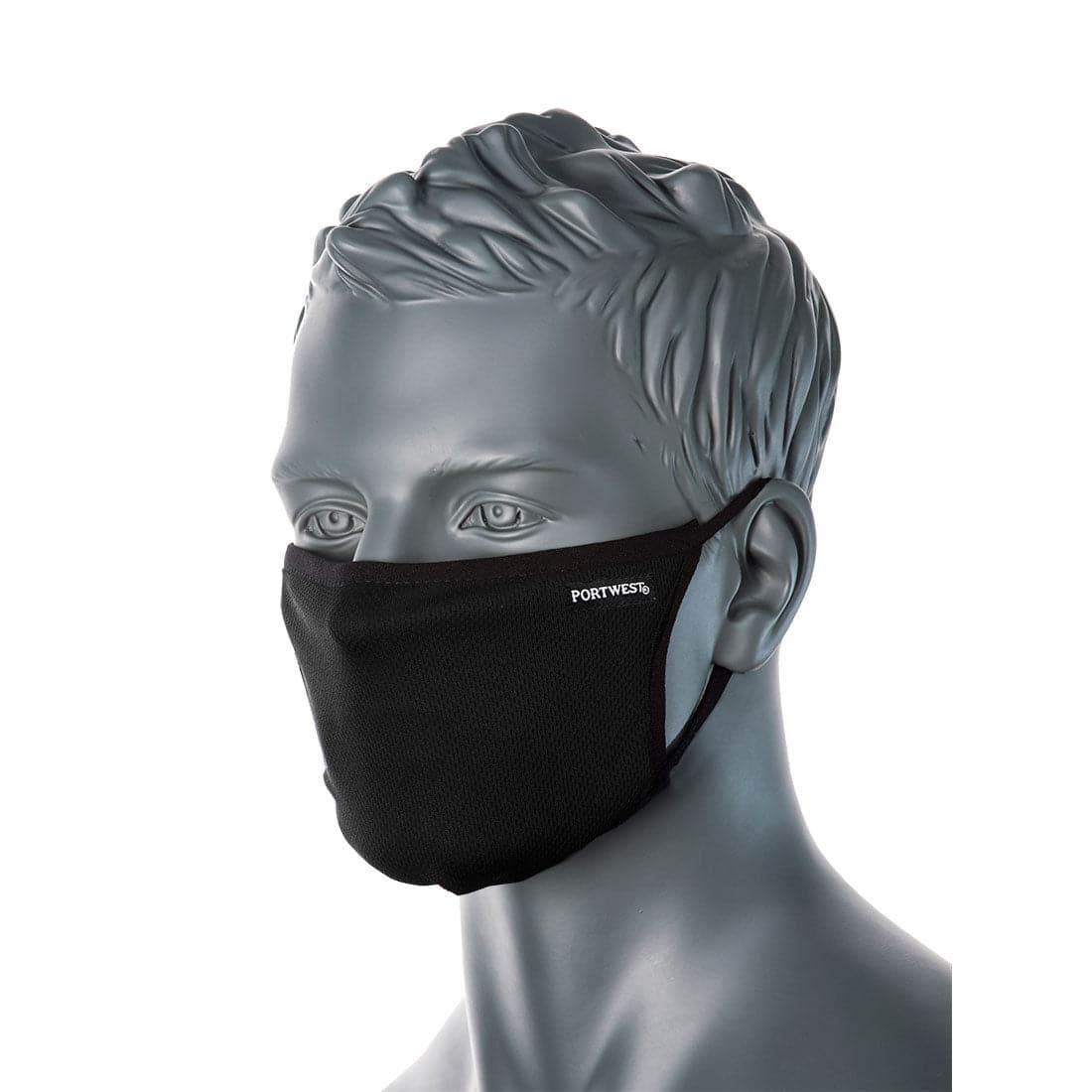 Portwest-CV33-3-Ply-Anti-Microbial-Fabric-Face-Mask-Various-Colours-Workwear-Nation-Ltd-8579 - Bobobiy