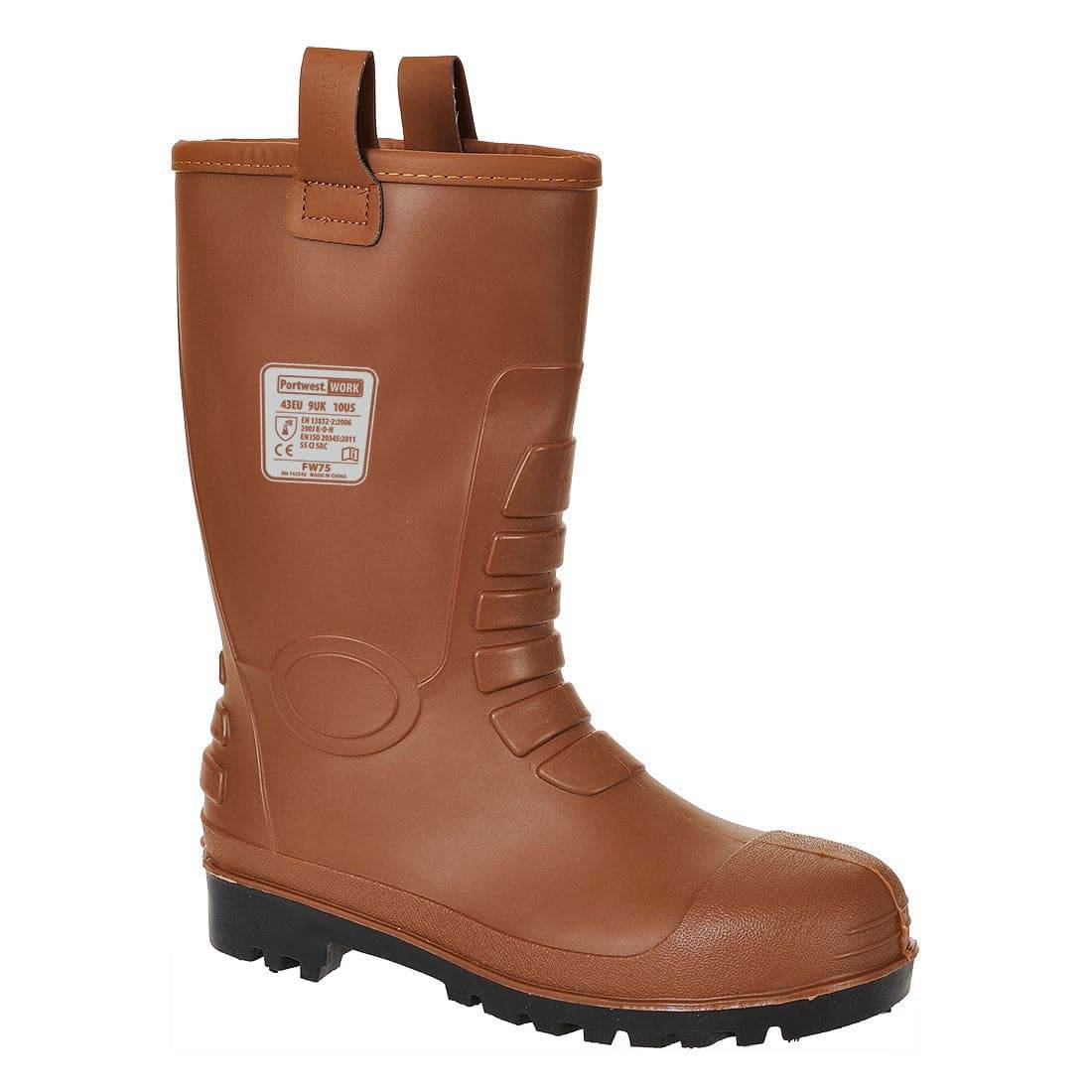 Portwest-FW75-Neptune-Fur-Lined-Waterproof-Rigger-Low-Wellington-Boot-S5-CI-Workwear-Nation-Ltd-1449 - Bobobiy