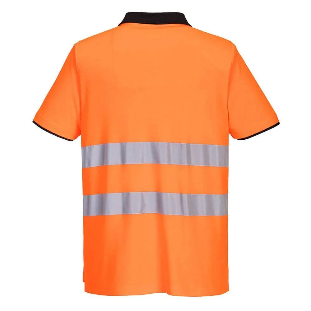 Portwest-PW212-Hi-Vis-Polo-Shirt-Short-Sleeve-Workwear-Nation-Ltd-4395 - Bobobiy