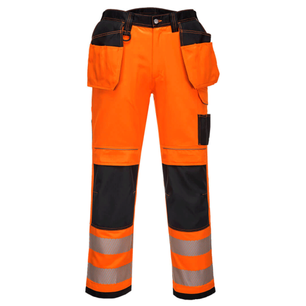 Portwest-PW306-PW3-Hi-Vis-Holster-Pocket-Kneepad-Work-Trousers-Workwear-Nation-Ltd-8988 - Bobobiy