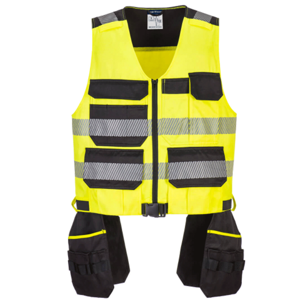 Portwest-PW308-PW3-Class-1-Hi-Vis-Tool-Vest-Workwear-Nation-Ltd-6151 - Bobobiy