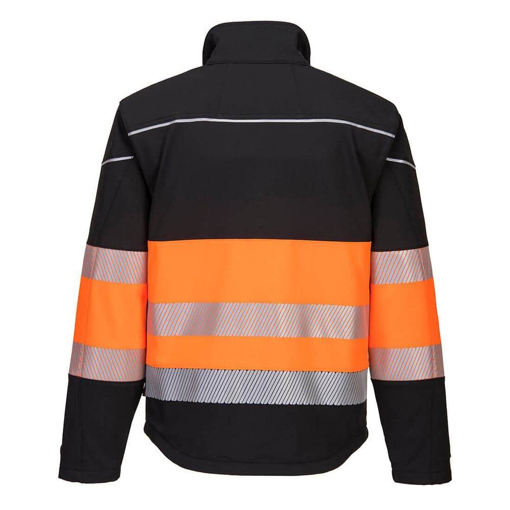 Portwest-PW375-PW3-Hi-Vis-Class-1-Water-Resistant-Softshell-Jacket-Workwear-Nation-Ltd-6427 - Bobobiy