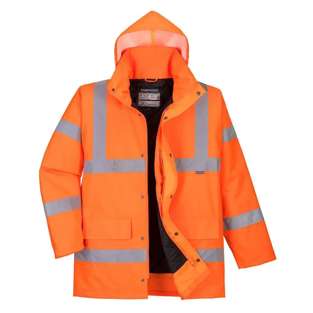 Portwest-RT30-Hi-Vis-Waterproof-Traffic-Jacket-Workwear-Nation-Ltd-8127 - Bobobiy