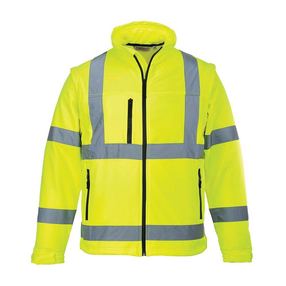 Portwest-S428-Hi-Vis-Softshell-3-in-1-Water-Resistant-Jacket-Gilet-Detachable-Sleeves-Workwear-Nation-Ltd-9449 - Bobobiy