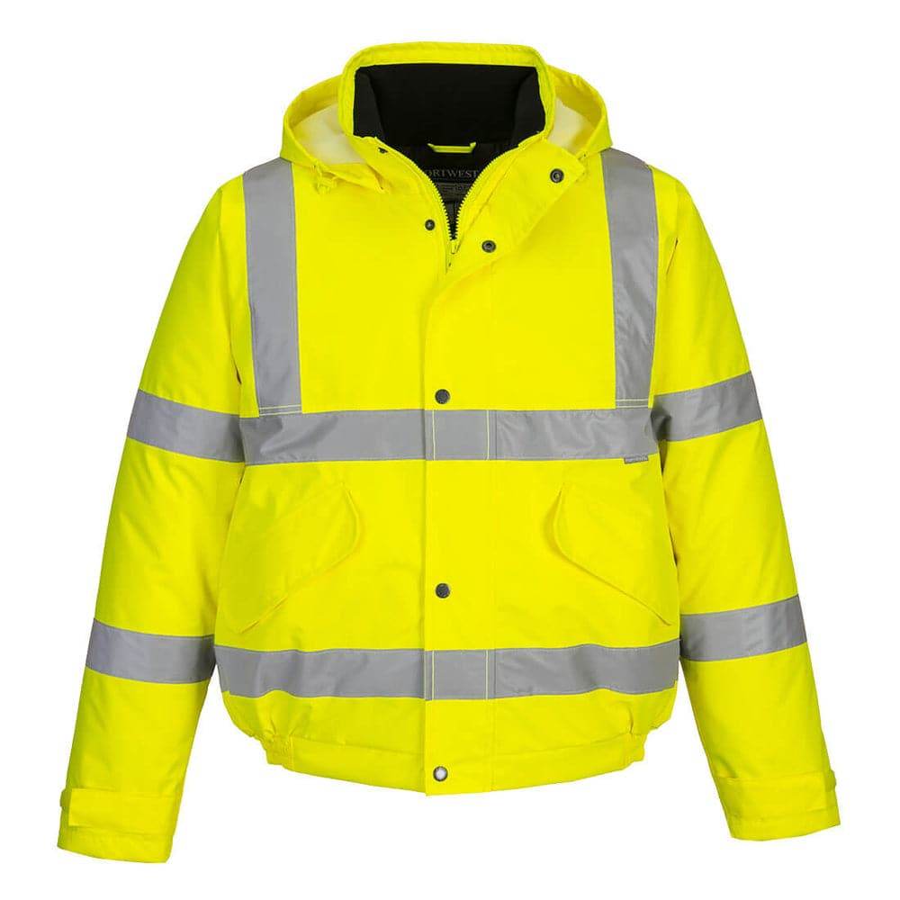 Portwest-S463-Hi-Vis-Waterproof-Bomber-Jacket-Workwear-Nation-Ltd-6604 - Bobobiy