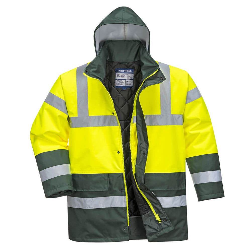 Portwest-S466-Hi-Vis-Contrast-Waterproof-Traffic-Jacket-Workwear-Nation-Ltd-1145 - Bobobiy