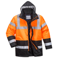 Portwest-S467-Waterproof-Two-Tone-Hi-Vis-Traffic-Jacket-Various-Colours-Workwear-Nation-Ltd-5048 - Bobobiy