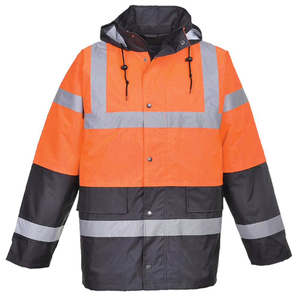 Portwest-S467-Waterproof-Two-Tone-Hi-Vis-Traffic-Jacket-Various-Colours-Workwear-Nation-Ltd-8721 - Bobobiy