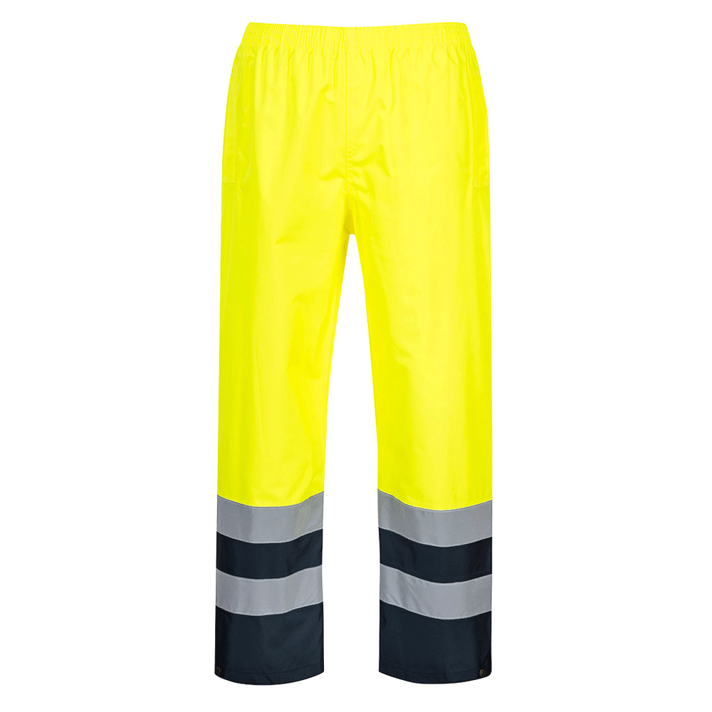 Portwest-S486-Hi-Vis-Two-Tone-Waterproof-Traffic-Trousers-Various-Colours-Workwear-Nation-Ltd-6131 - Bobobiy