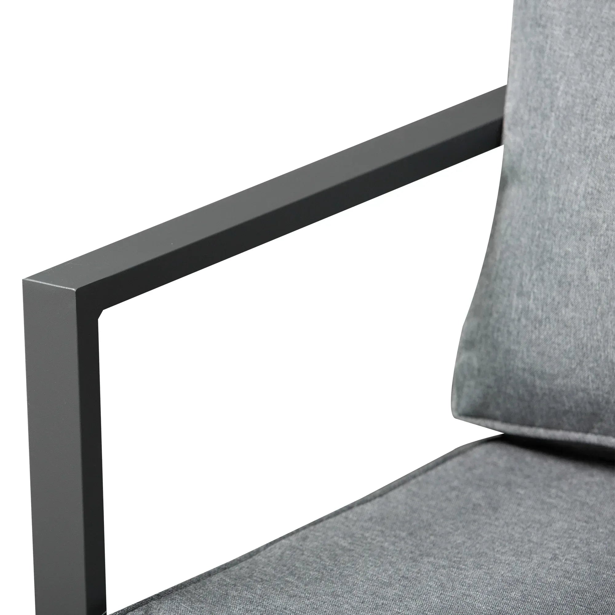 9PCs Patio Aluminium Dining Set, Space Saving Cube Set with 4 Chairs, 4 Ottoman, Cushions, 8 Seater Garden Furniture - Bobobiy