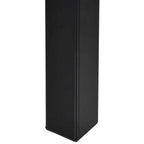 Black steel leg base for foldable work bench stand, rectangular foot