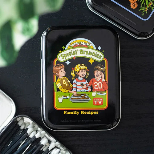 Let's Make Brownies Stash Tin by Steven Rhodes