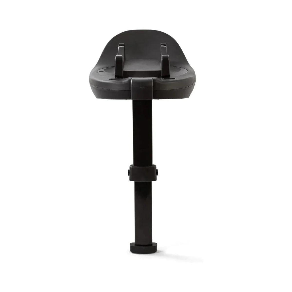 Black ISOFIX seat base with central top attachment and raised support post
