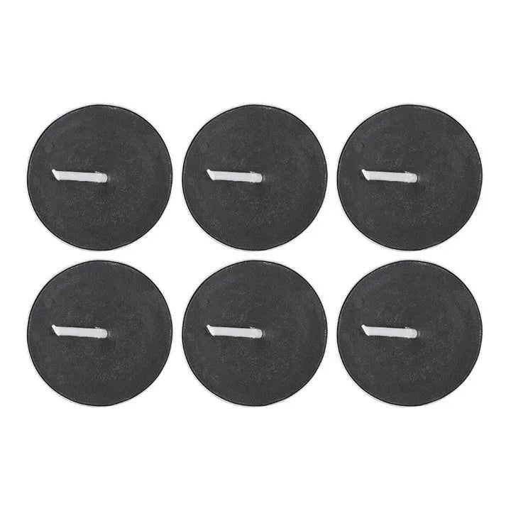 Set of 6 Dark Romance Opium Tealight Candles - Bobobiy