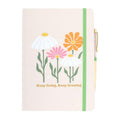Keep Going, Keep Growing A5 Notebook with Rose Quartz Pen