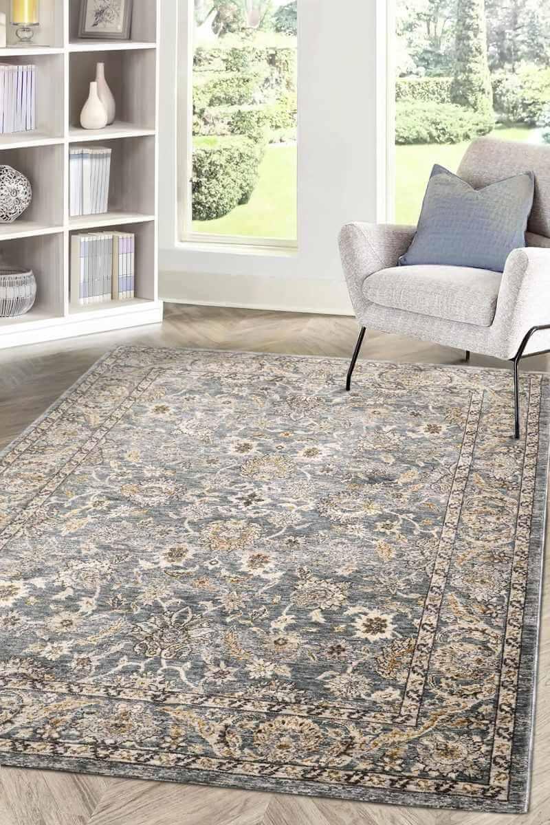 RajaTraditionalGreyRug_1 - Bobobiy