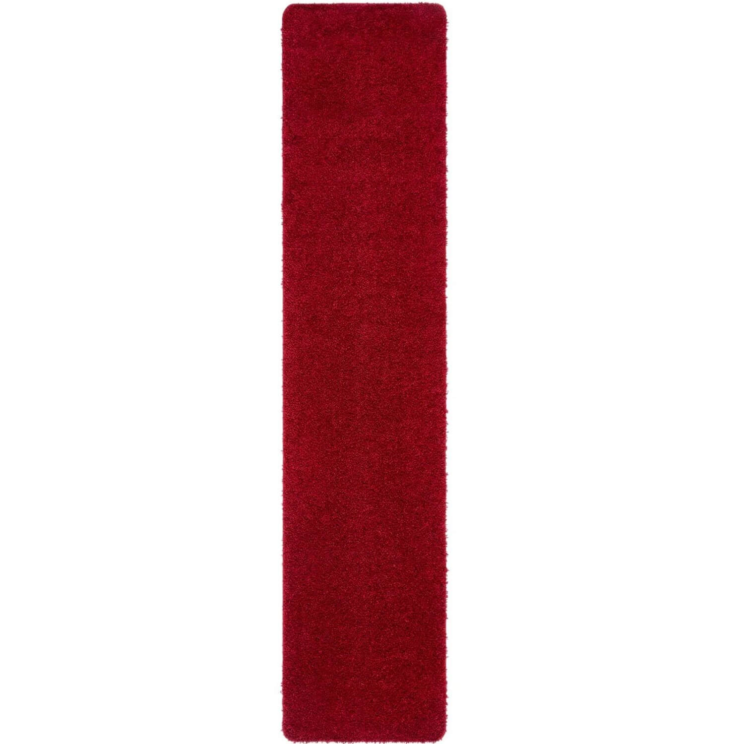 Washable Red Shaggy Rug