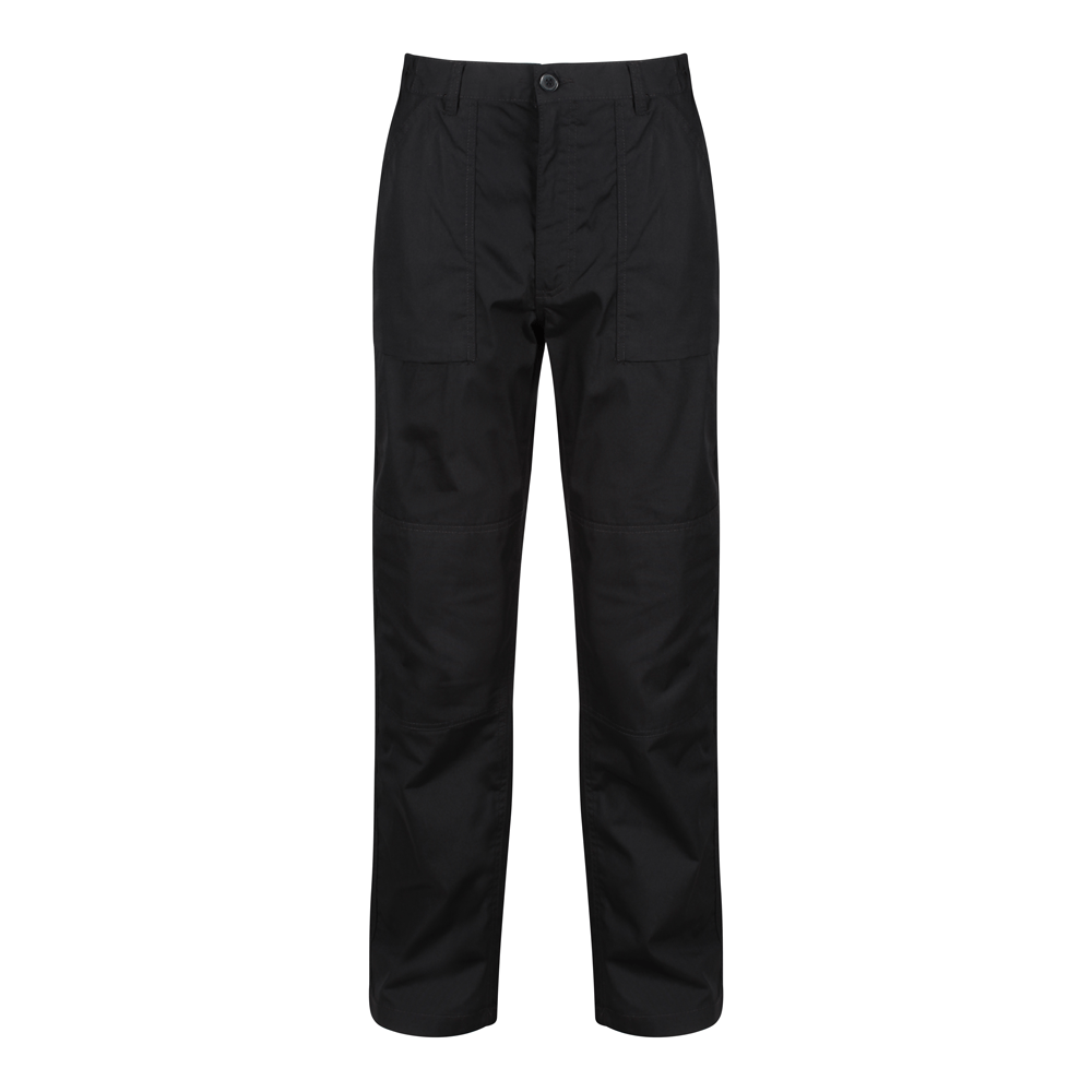 Regatta-TRJ330-Water-Repellent-Multi-Pocket-Action-Trousers-Black-Workwear-Nation-Ltd-8341 - Bobobiy