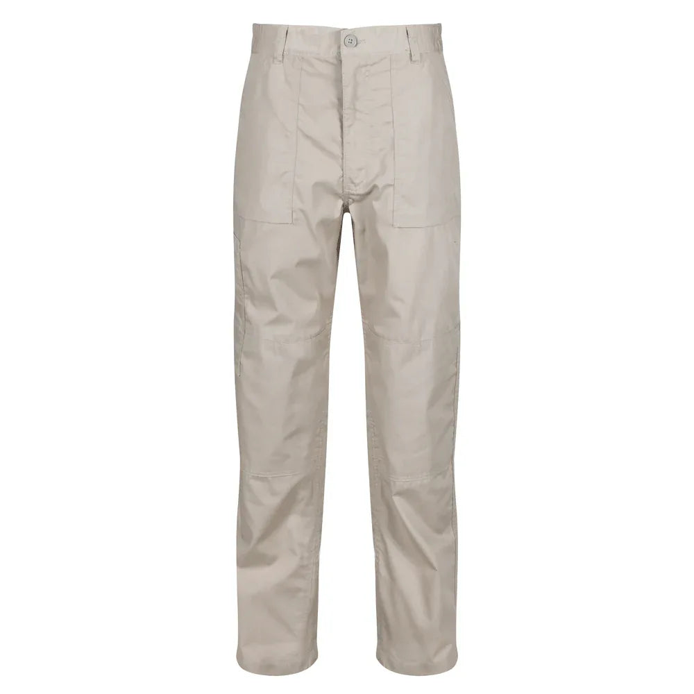 Regatta TRJ330 Water-Repellent Multi-Pocket Action Trousers Lichen, 32" Waist 29" Leg - Bobobiy