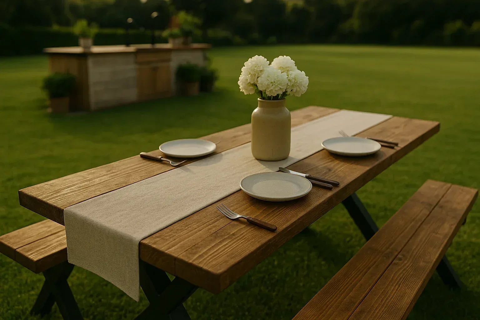 Rustic_Dining_Amidst_Greenery - Bobobiy