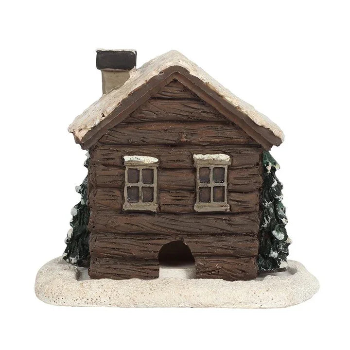 Log Cabin Incense Cone Burner - Bobobiy