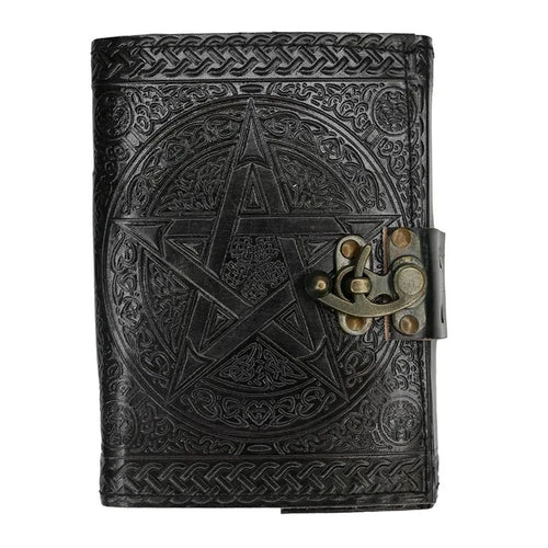 Pentagram Leather Journal - Bobobiy