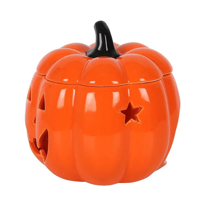 Orange Jack-O-Lantern Oil Burner - Bobobiy