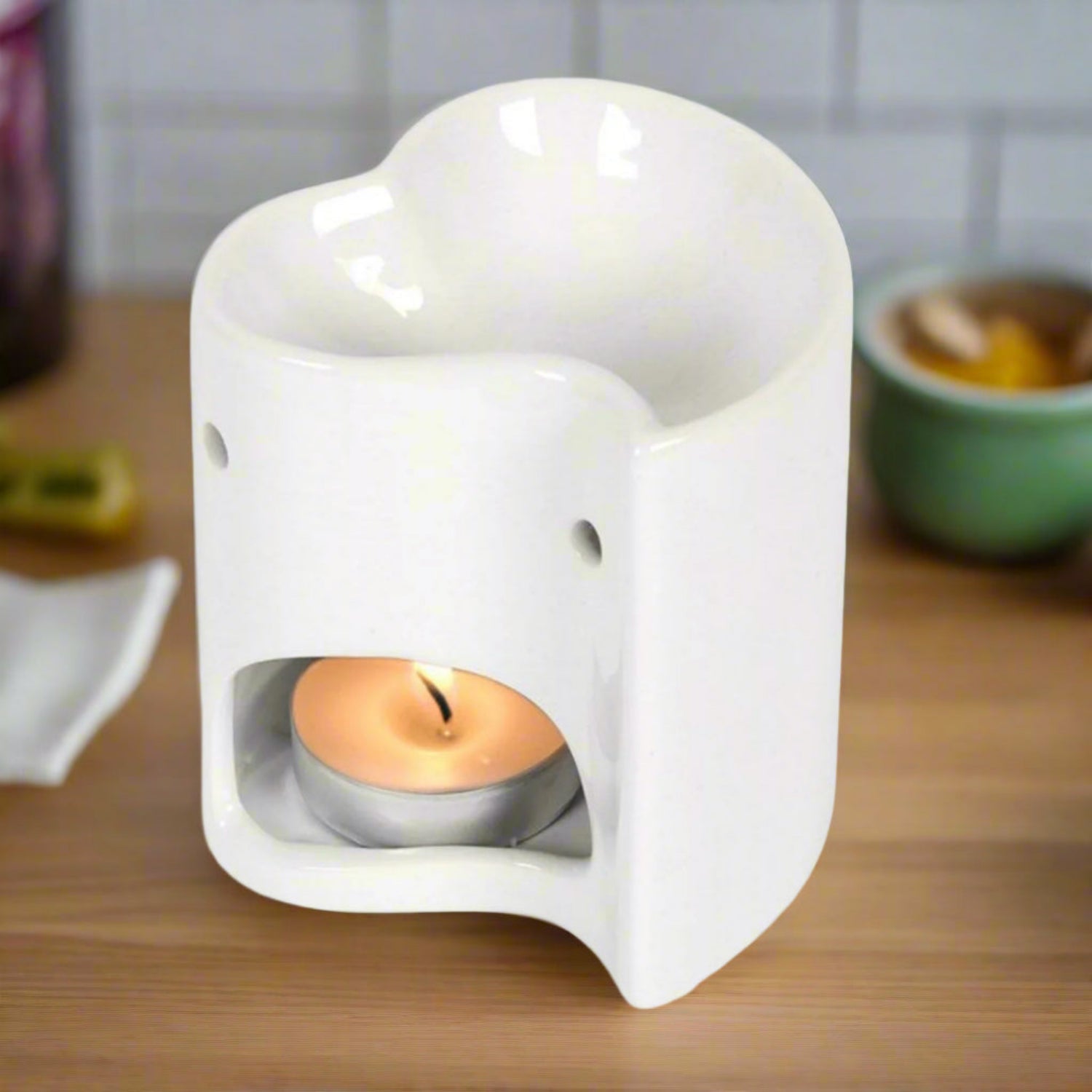 White Heart Oil Burner