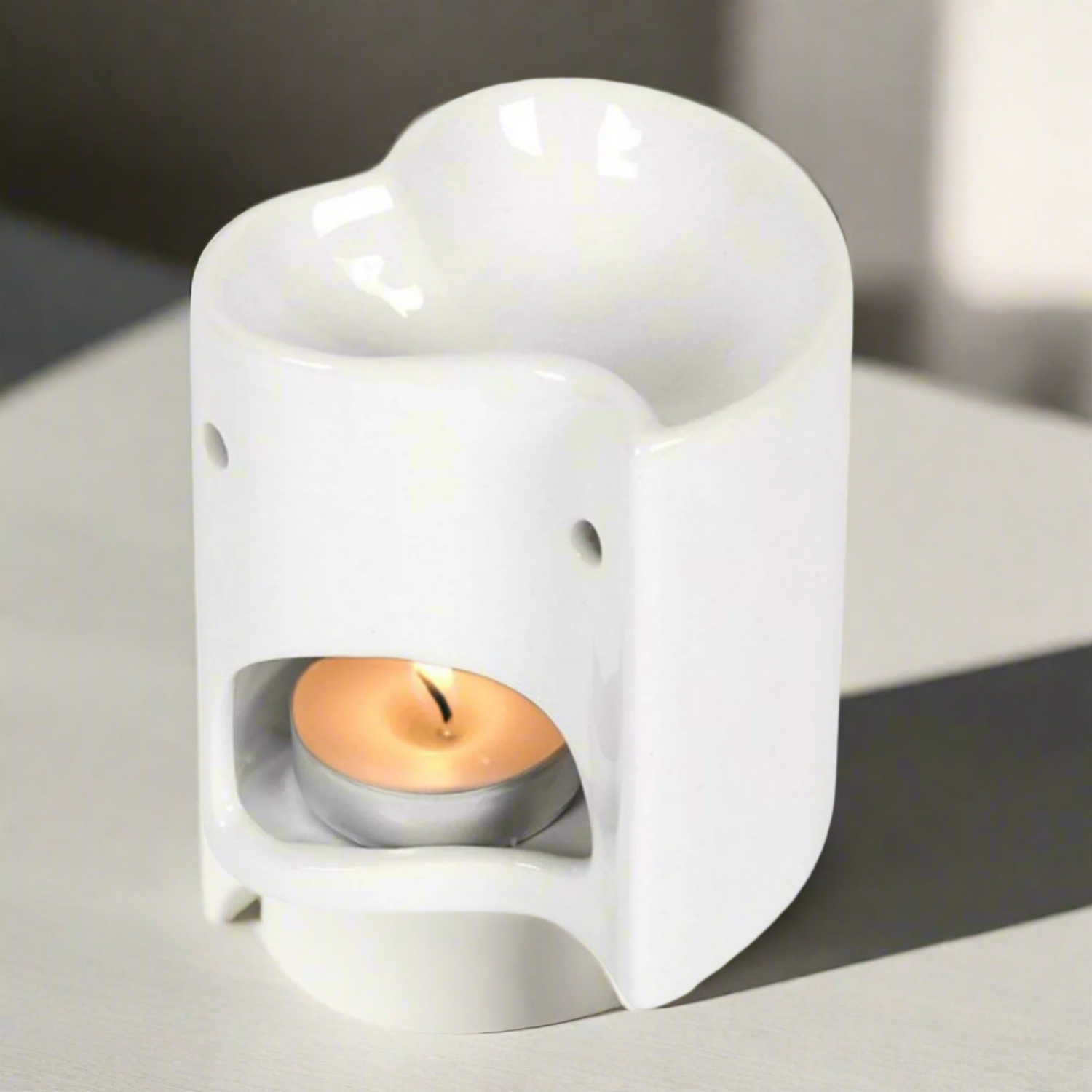 White Heart Oil Burner