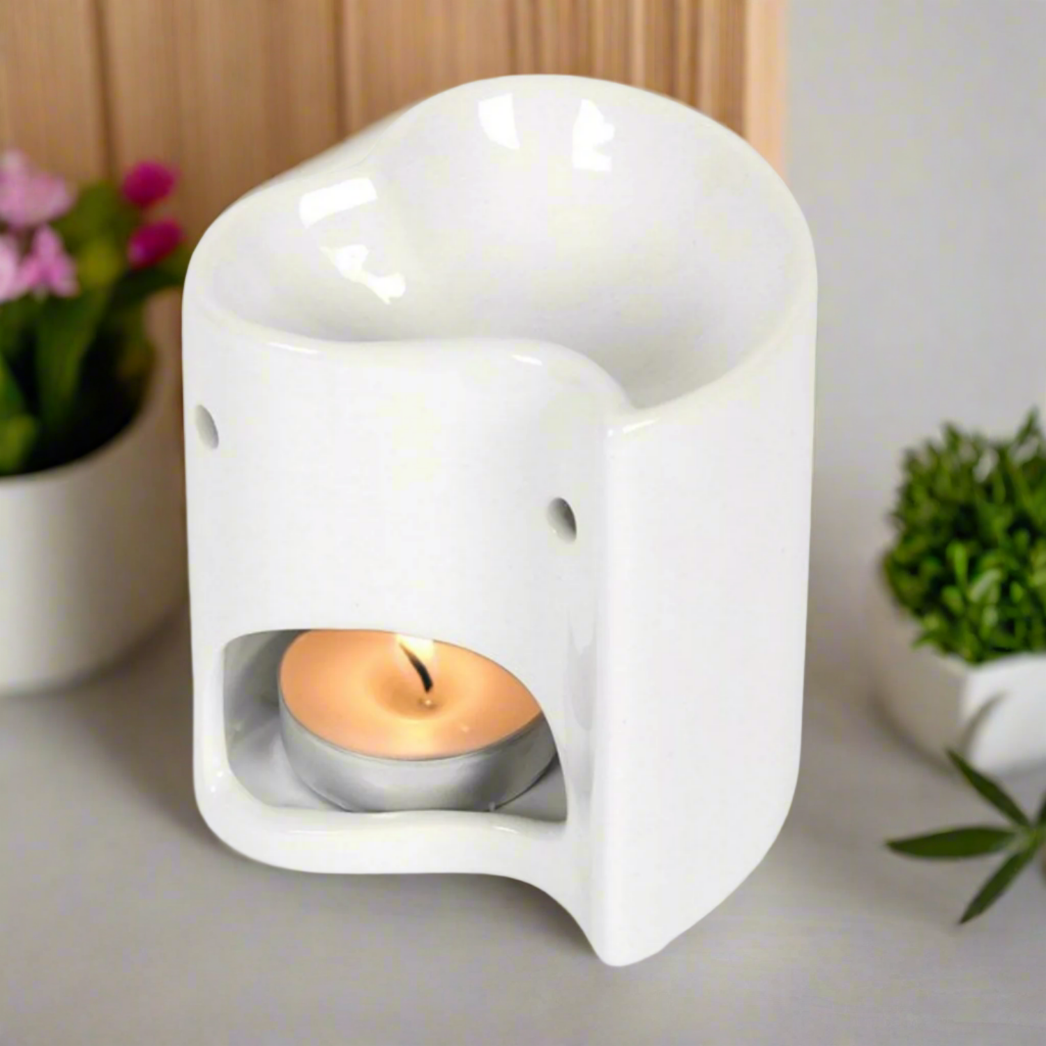 White Heart Oil Burner