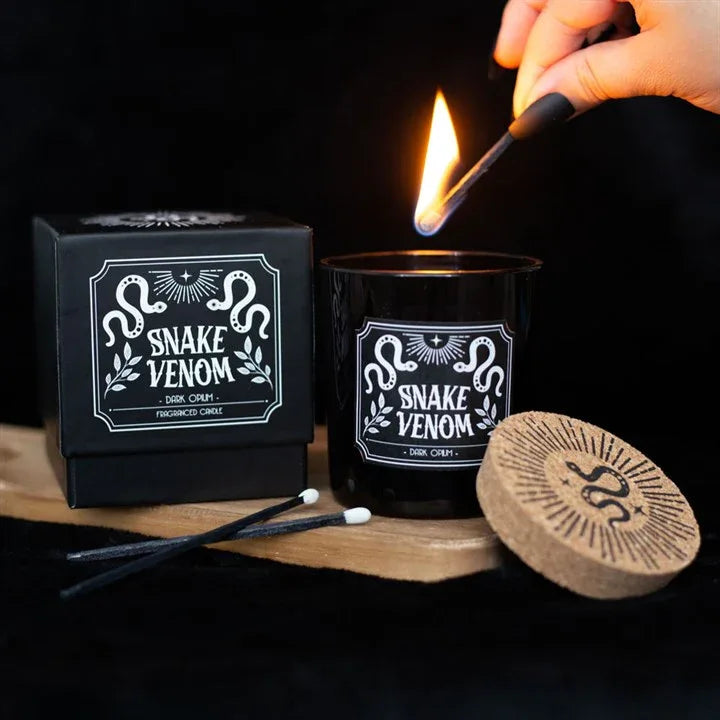 Snake Venom Dark Opium Candle - Bobobiy
