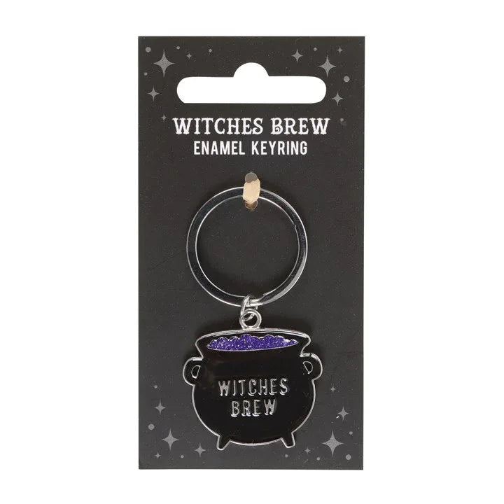 Witches Brew Cauldron Keyring - Bobobiy