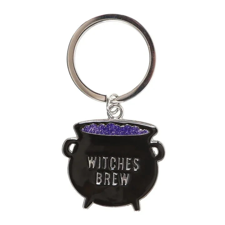 Witches Brew Cauldron Keyring - Bobobiy