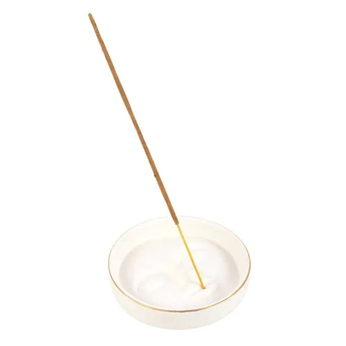 White Moon Face Incense Stick Holder - Bobobiy