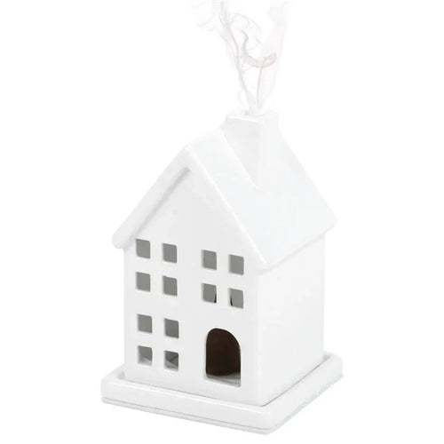 White House Incense Cone Holder - Bobobiy