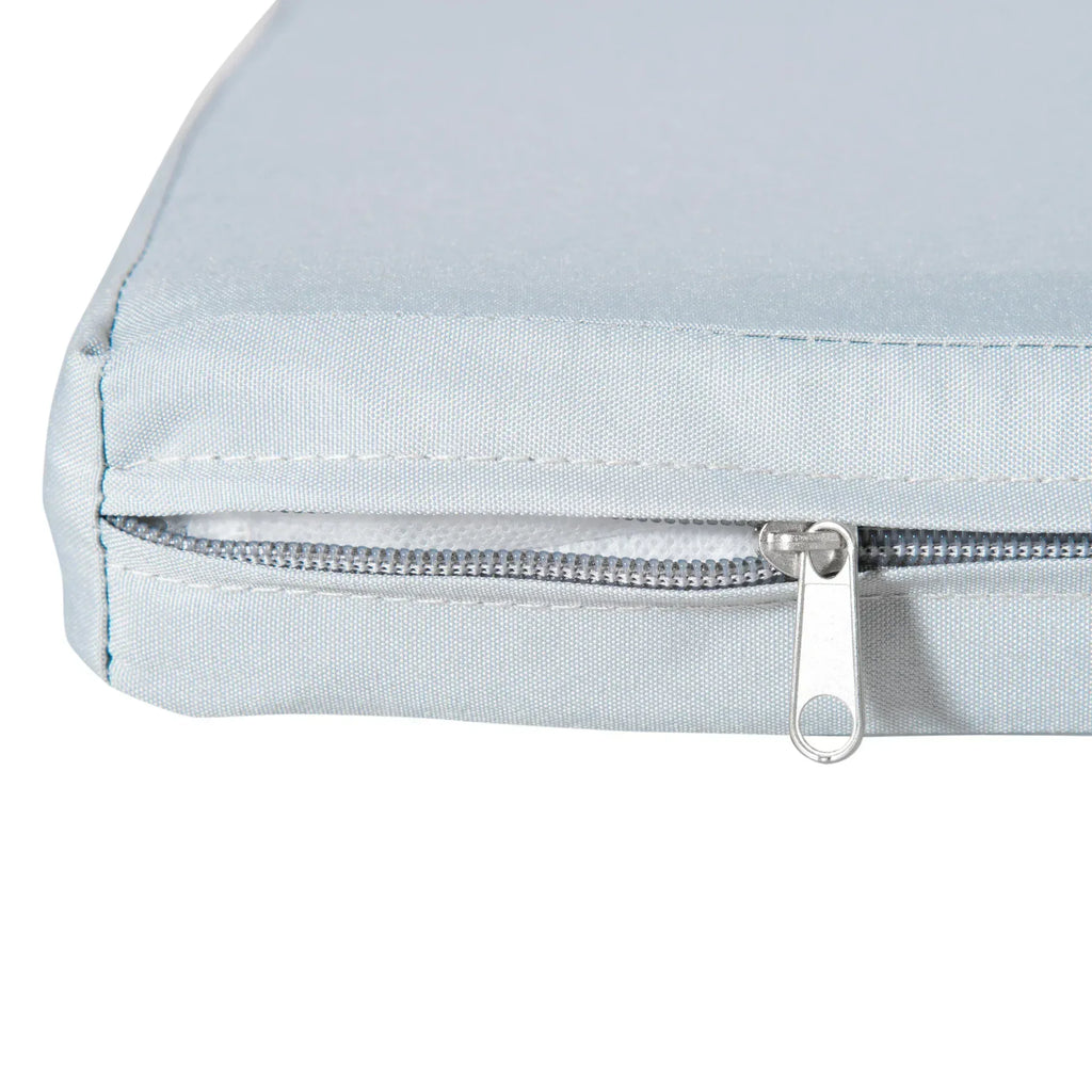 3 PCs Outdoor Seat Cushion for Rattan Furniture, Garden Furniture Cushions, Grey - Bobobiy