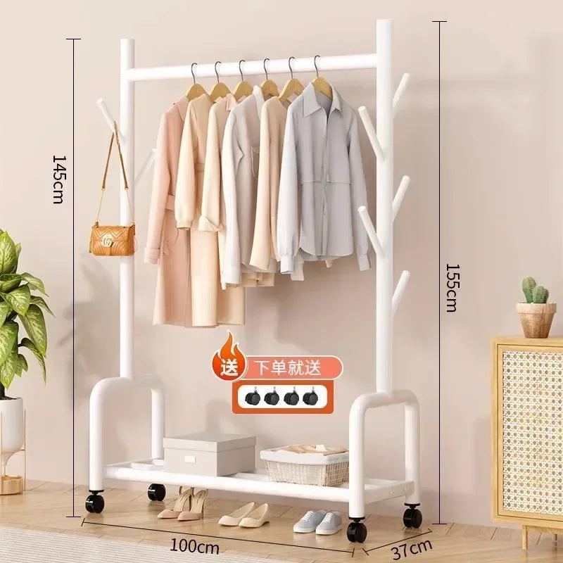 Modern Metal Standing Hanger Clothes Salon Display Rack Living Room Nordic Clothing Organizer Sofy Do Salonu Furniture