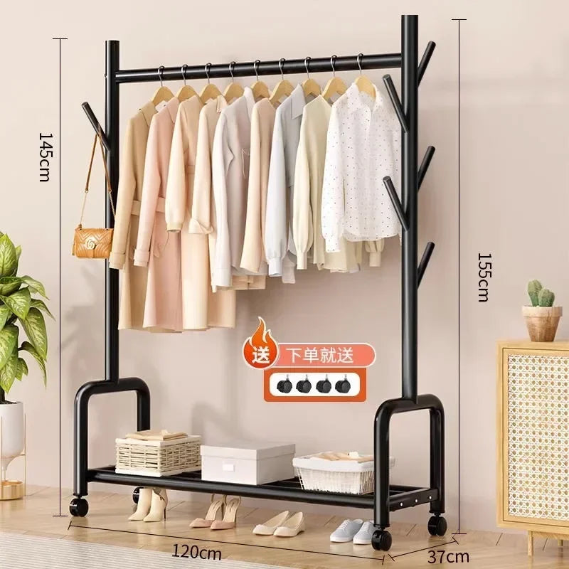 Modern Metal Standing Hanger Clothes Salon Display Rack Living Room Nordic Clothing Organizer Sofy Do Salonu Furniture