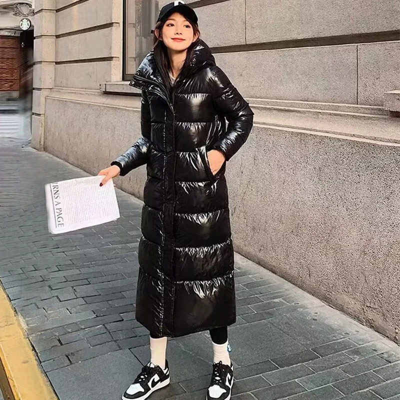 Women's Big Fur Waterproof Winter Hooded Jacket