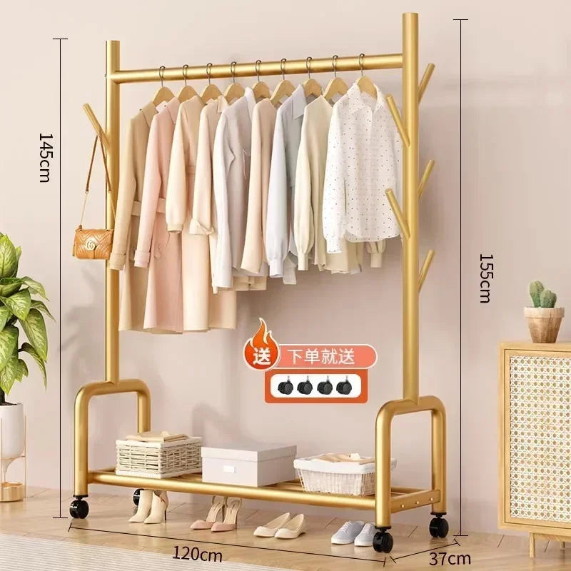 Modern Metal Standing Hanger Clothes Salon Display Rack Living Room Nordic Clothing Organizer Sofy Do Salonu Furniture