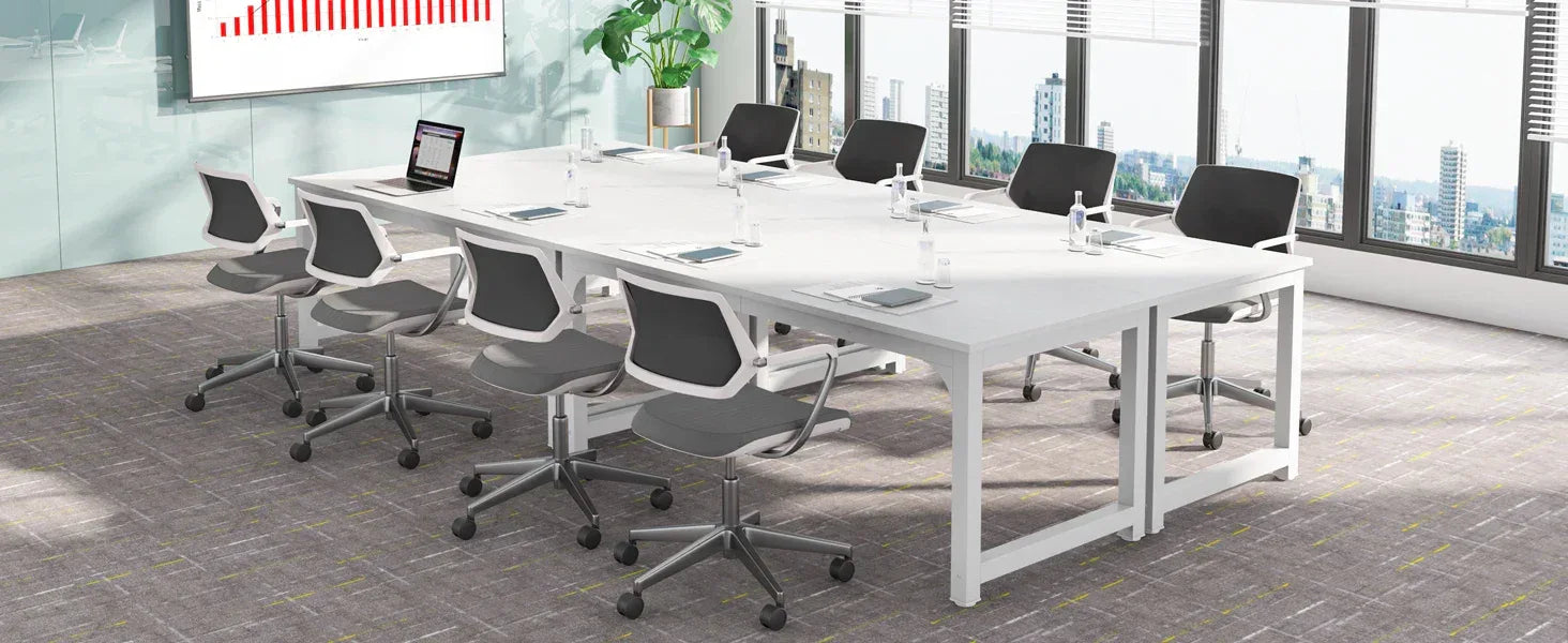 Tribesigns Modern Computer Desk Large Office Desk Computer Table Study Writing Desk Workstation for Home Office - Bobobiy