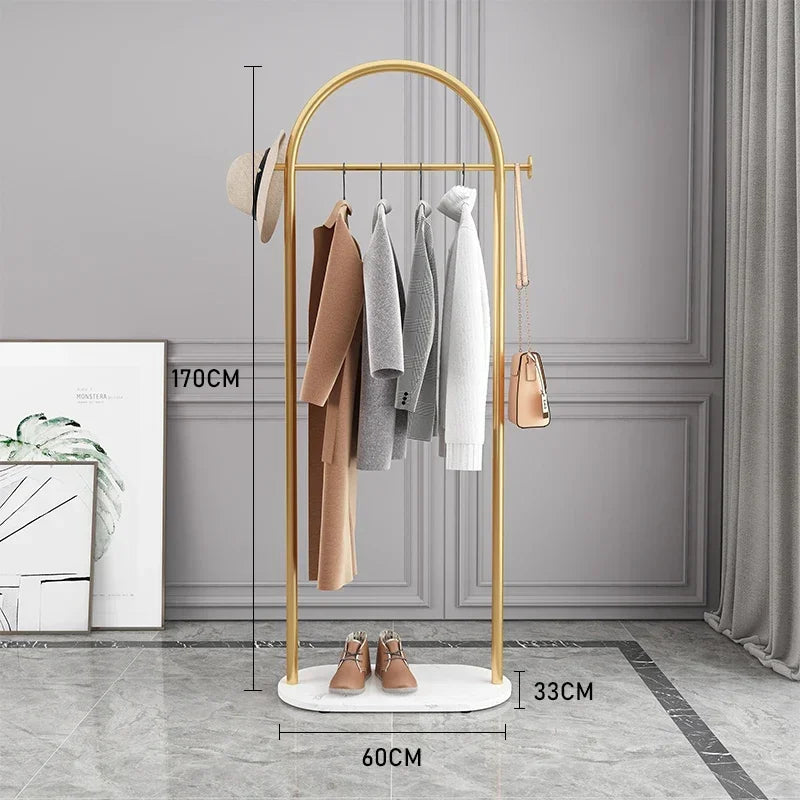 Hanger Floor Bedroom and Household Clothes Rack Simple Indoor Hanging Clothes Rack Multi-Functional Living Room Simple Coat Rack