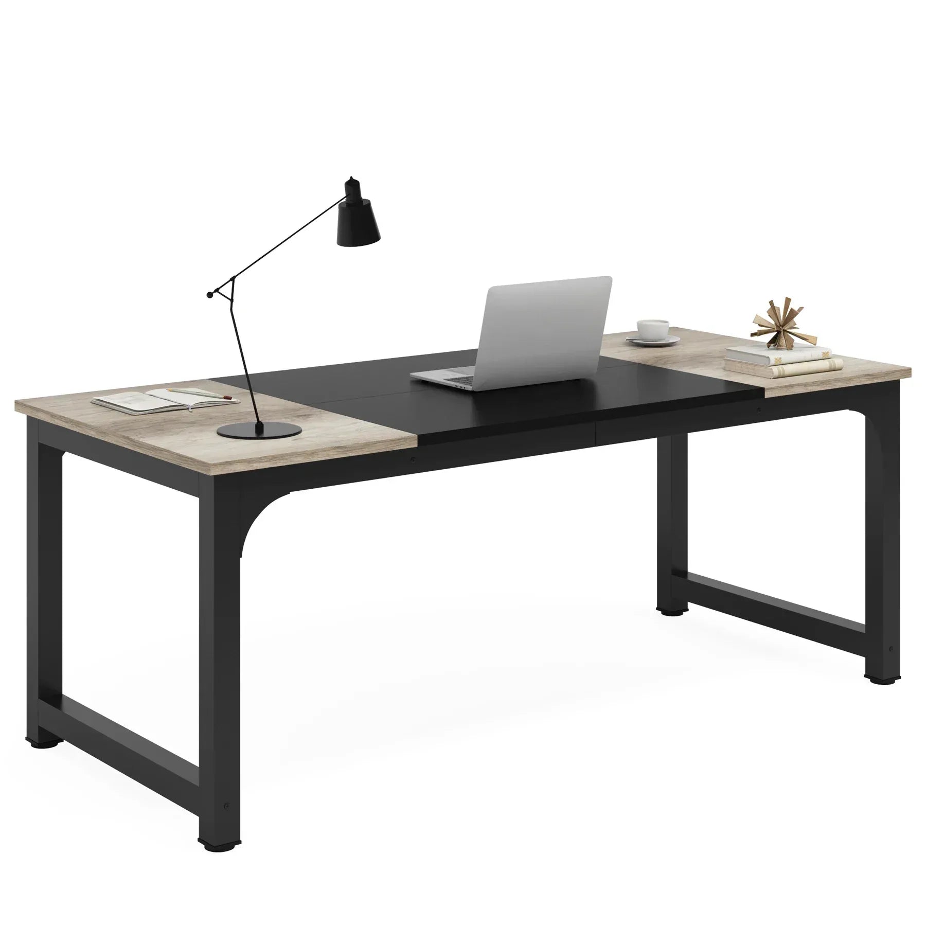 Tribesigns Modern Computer Desk Large Office Desk Computer Table Study Writing Desk Workstation for Home Office - Bobobiy