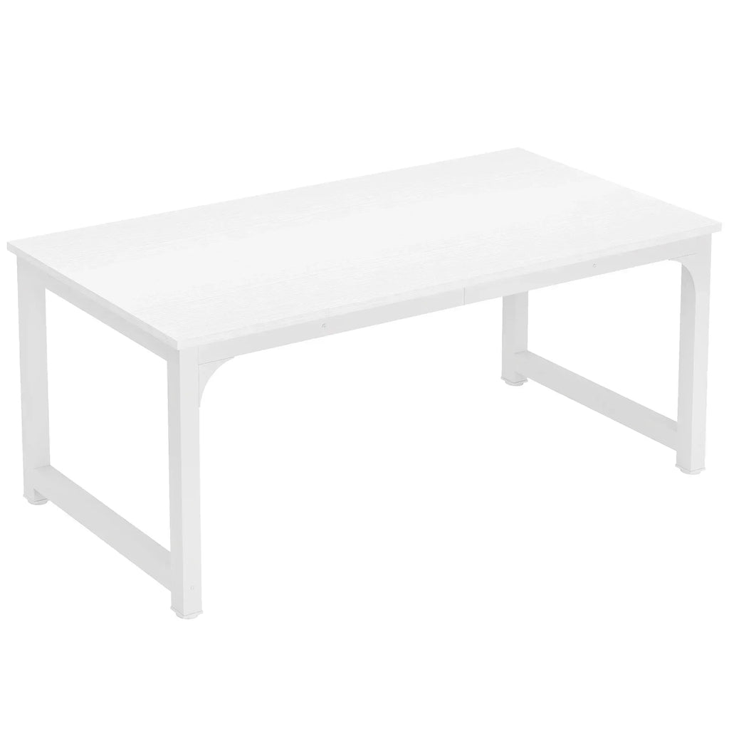 Tribesigns Modern Computer Desk Large Office Desk Computer Table Study Writing Desk Workstation for Home Office - Bobobiy