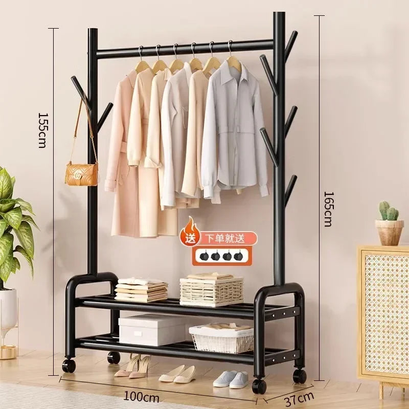 Modern Metal Standing Hanger Clothes Salon Display Rack Living Room Nordic Clothing Organizer Sofy Do Salonu Furniture